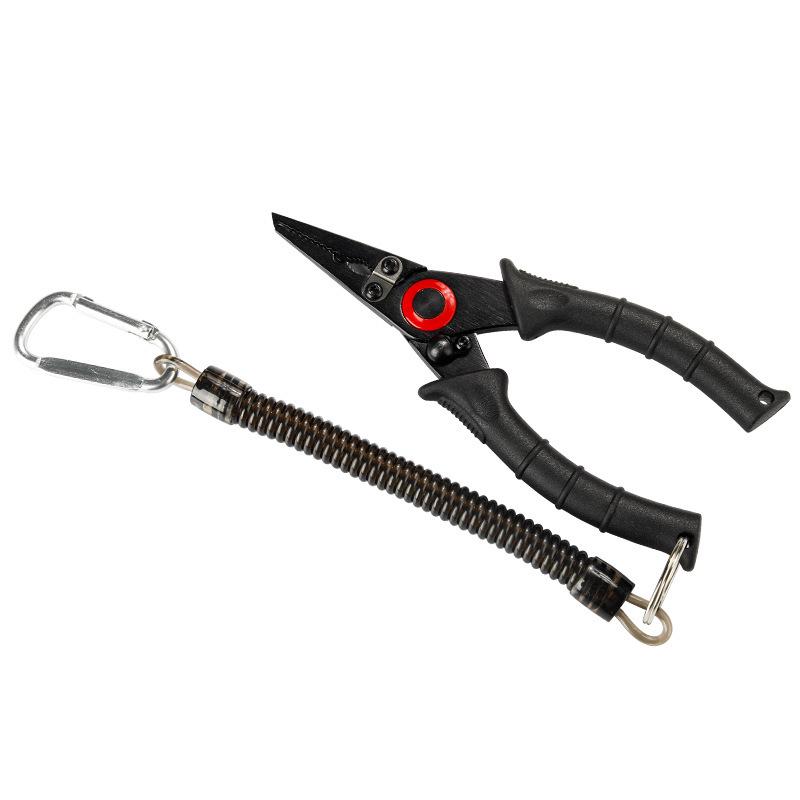 Multi-Functional Fishing Pliers with Hook Remover & Thickened Scissors серый