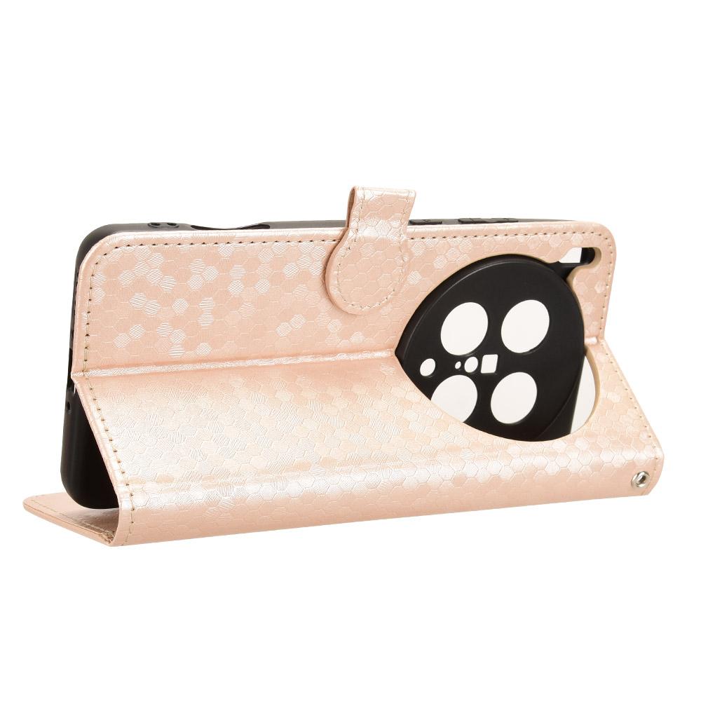 For vivo X200 Ultra 5G Wallet Case Dot Pattern Imprint PU Leather Phone Cover