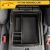 Center Console Organizer Compatible With -2025 Ford Maverick Console Tray ABS Plastic Armrest Storage Box With Silicone Pad 2024 Maverick Accessories