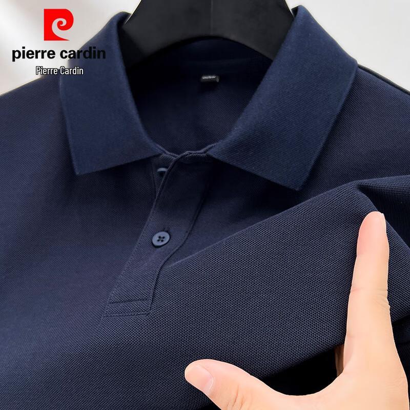 Pierre Cardin Men's 7A Antibacterial Long Sleeve Polo Shirt