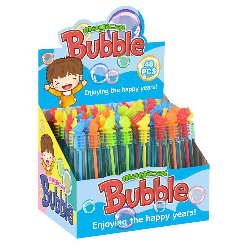 Zhile Mini Bubble Wand - Portable 10CM Outdoor Bubble Blowing Toy Solution 10.5CM