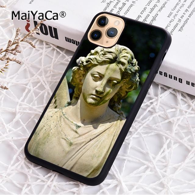 

MaiYaCa Greek God Statue Face Phone Case Cover For iPhone 17 Air 16 15 plus 11 12 13 14 pro max shell coque iPhone 11pro max