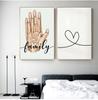 Personalized Hand of The Family Baby Poster Lover Gift Canvas Painting Nordic Wall Art Printing Room Decoration Pictures