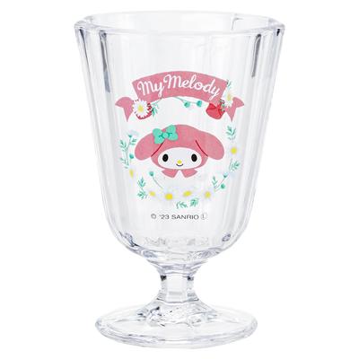 San Art Sanrio My Melody Glas mit Stiel My Melody 190ml Verschiedene Waren Sanrio Waren Geschenk Hergestellt in Japan (SANRIO) Ca.. SAN4215-3