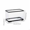 Transparent Reptile Habitat Easy Clean Clear Terrarium Acrylic Tank for Amphibian Keepers,