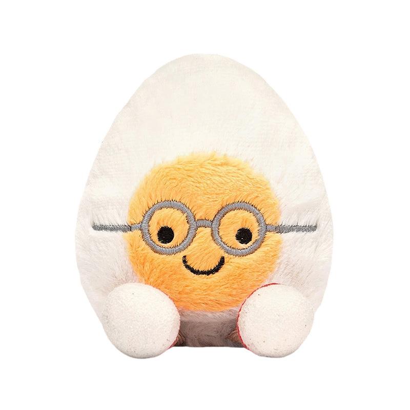 

JELLYCAT Easter Series Boiled Egg with Glasses Cute Doll Plush Doll 14cm High
