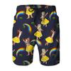 Funny Animal Dinosaur Beach Shorts Pants Men 3D Printing Surfing Board Shorts Summer Hawaii Swimsuit Swim Trunks Cool Ice Shorts