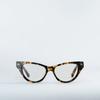 Machete Suzy Sunglasses In Dark Tortoise Stripe Pattern