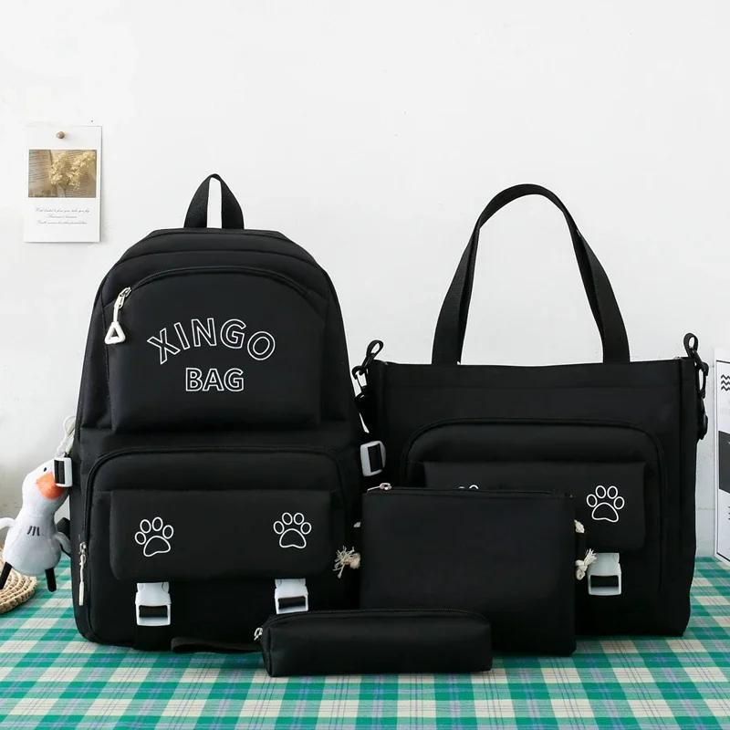 New Schoolbag Set for Boys and Girls Students with Large Capacity and Multi function