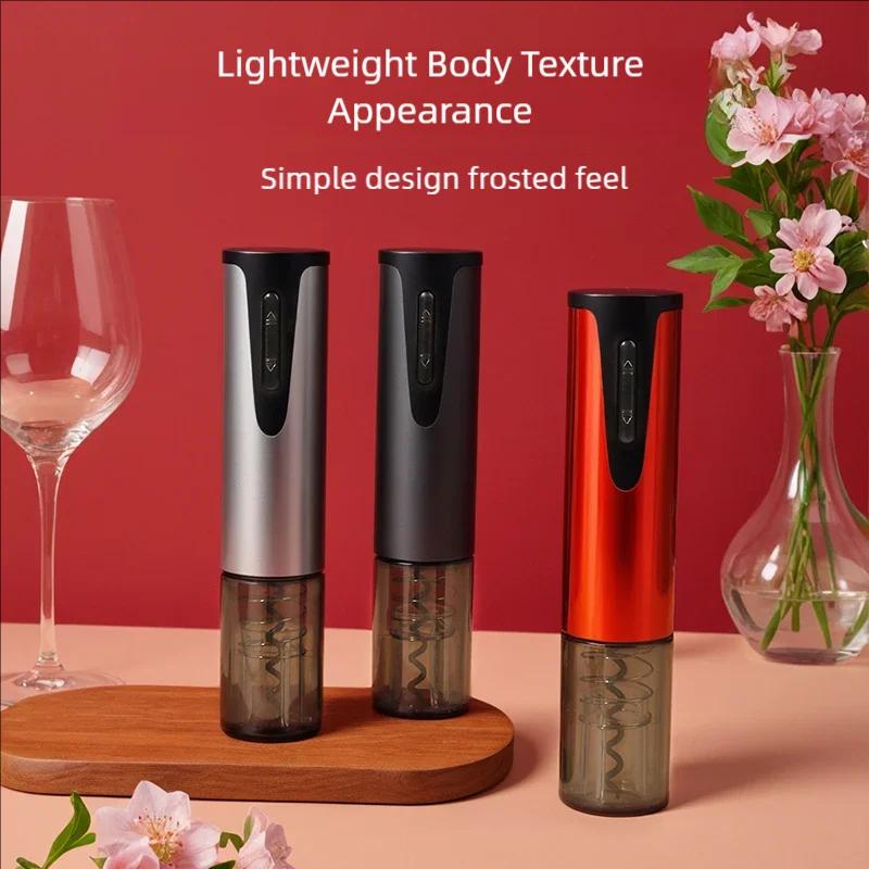 2025 Electric Wine Bottle Opener Charged Automatic Reusable Easy Carry Red Wine Opener Gift for Waiter Home Kitchen Party Bar