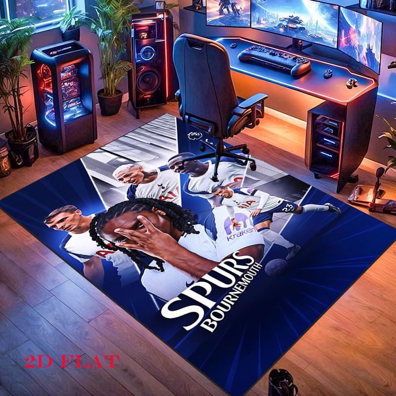 The Spurs Team Carpet Rug for Living Room Bedroom Home Sofa Decoration,Kids Play Nonslip Floor Mat