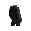 adidas Stella McCartney FW24 Bequemes Minimalistisches Vielseitiges Markenlogo Langarm-Sweatshirt Damen Sweatshirt Schwarz JJ0150