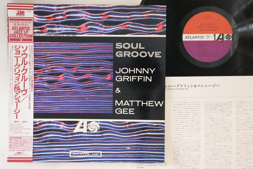LP Record JOHNNY GRIFFIN, MATTHEW GEE - Soul Groove AMJY1431 ATLANTIC 1992 Japan Obi Jazz Used