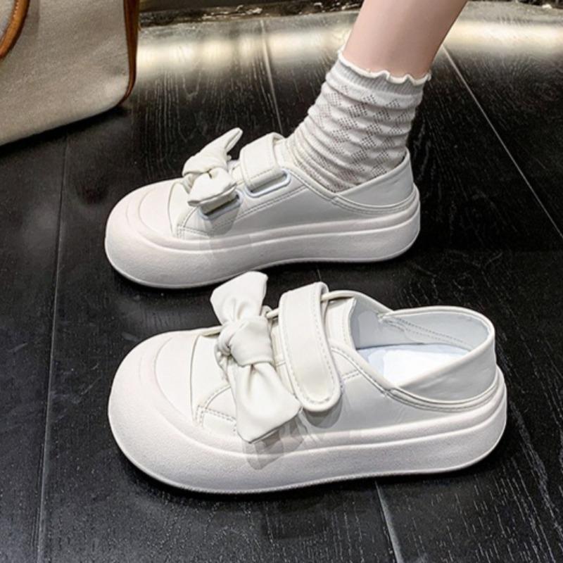 Fashion Women Flats Bow Shoes Fashion Casual New Trends Sneaker 2025 Autumn Designer Classical Sport Shoes Comfortable Zapatillas Mujer