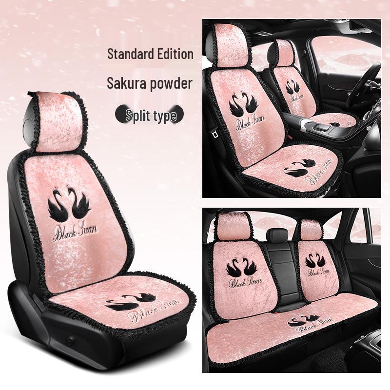Warm Plush Seat Cushion for BYD Yuan, Song Pro, Qin Plus DMI, Dolphin, Seal, Destroyer 05
