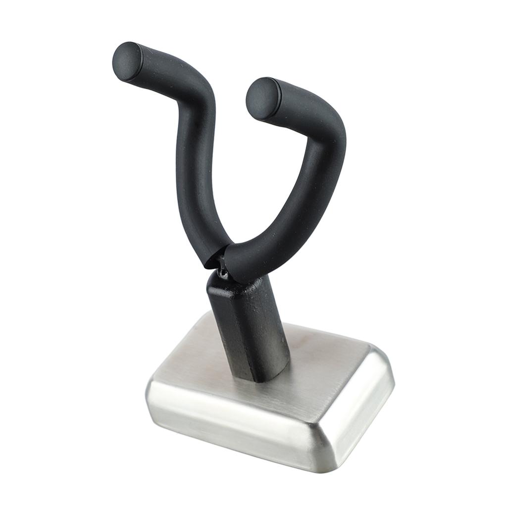 Guitar Wall Hanger Metal Sponge Sleeve Space Saving Square Guitar Hook with Screws