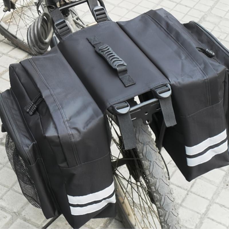 Cycling Double Side Rear Rack Bike 2 In 1 Camo Trunk Bag Mountain Road Bicycle Tail Seat Pannier Pack Luggage Carrier Bike Bag