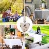 Tablecloth Weights Clip On Heart-Shaped Table Cloth Pendant Stones Heavy Table Cover Weight Tablecloth Hangers For Restaurant