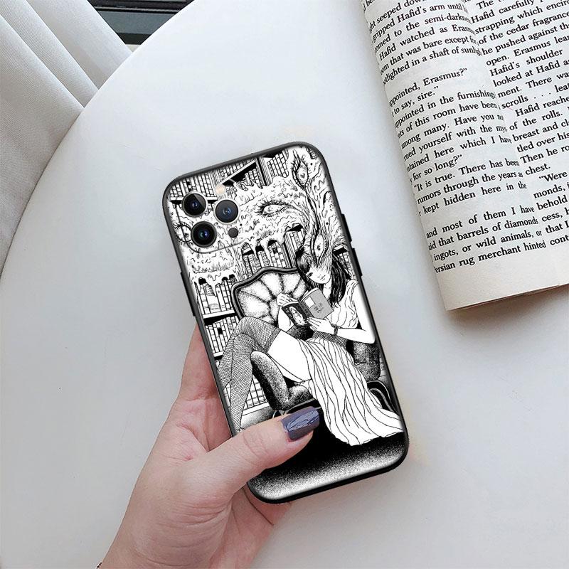 Junji Ito Tomie New High-End Cover Phone Case for iPhone 16 15 14 13 Pro Max Plus Mini