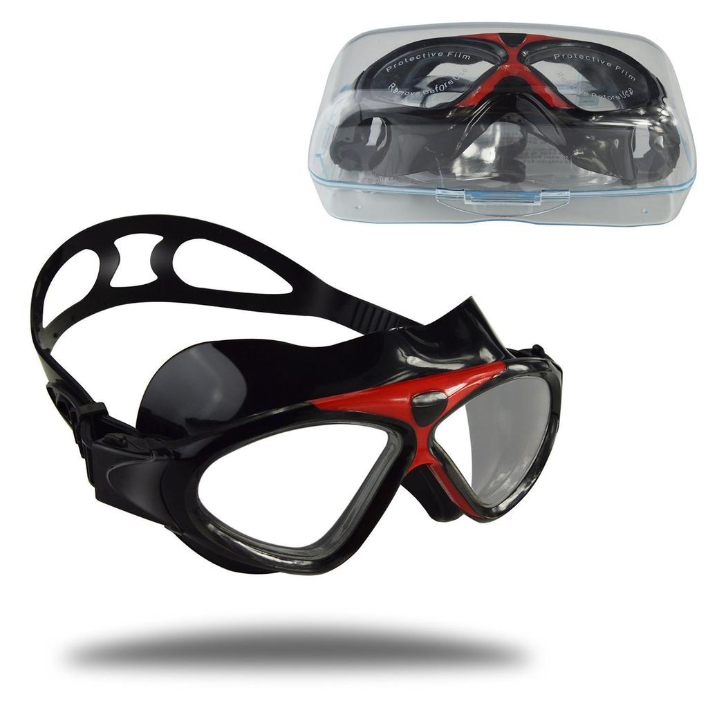 Large-frame Casual Swimming Goggles, Leak-proof, Anti-fog, Electroplated Swimming Goggles, Comfortable for Men and Women, Maister