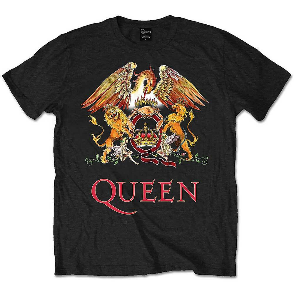 

** Queen Classic Crest Logo ( Plus Size) T-shirt ** 3XL