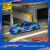 HCMF2 TW In Stock 1:64 VERTEX Toyota Mark II JZX100 Blue Metallic Diecast Car Model Collection Toys Tarmac Works