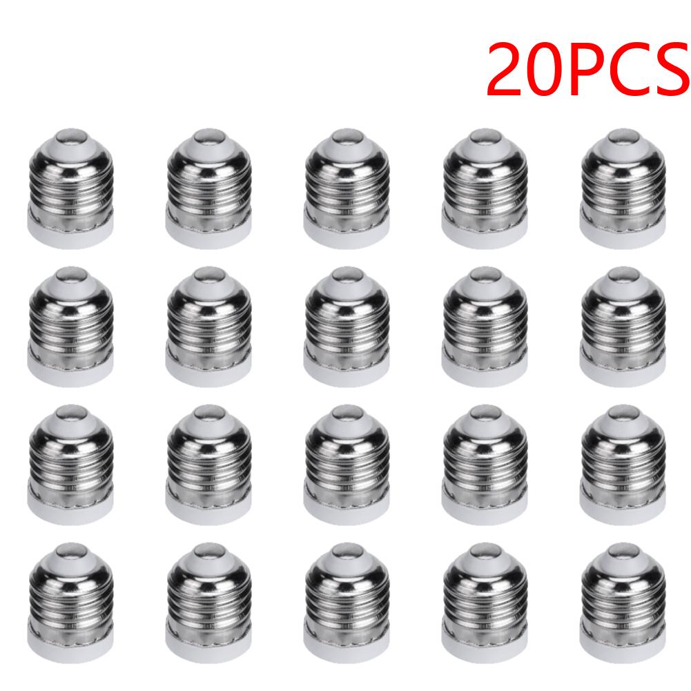 E26 auf E12 Fassungsadapter Schraubbare Lampenfassung Flammhemmender Glühbirnenkonverter Lampensockeladapter für den Heimgebrauch