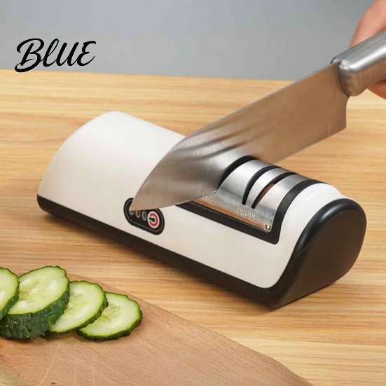 Outdoor Camping Cuter Sharpener Electric Cutter Sharpener Two-speed Grinding USB Rechargeable Non-slip Safe Base Quick Polishing Tool for Household