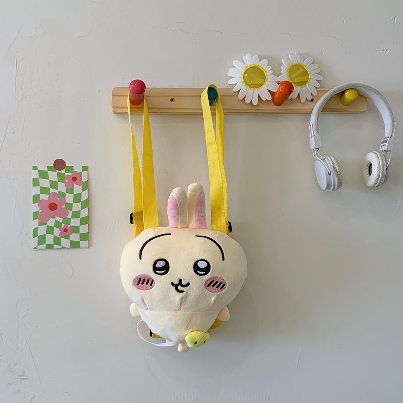 Cute Plush Cartoon Girl Backpack Bag 2025 New Plush Doll Soft Cute Little Backpack Woman