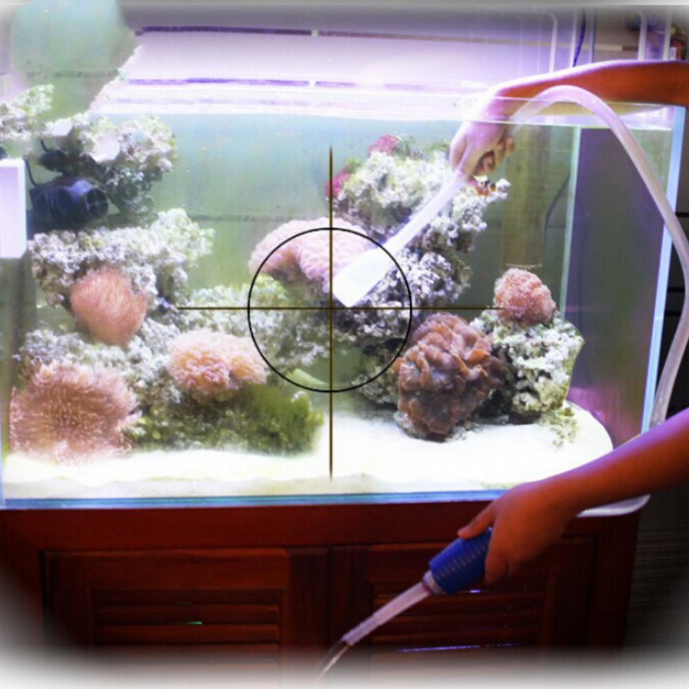 1~10PCS 1.5m Aquarium Gravel Cleaner Vacuum Siphon Pump With Filter Nozzle Fish Tank Water Changer Air Pump Cleaning Accessorie
