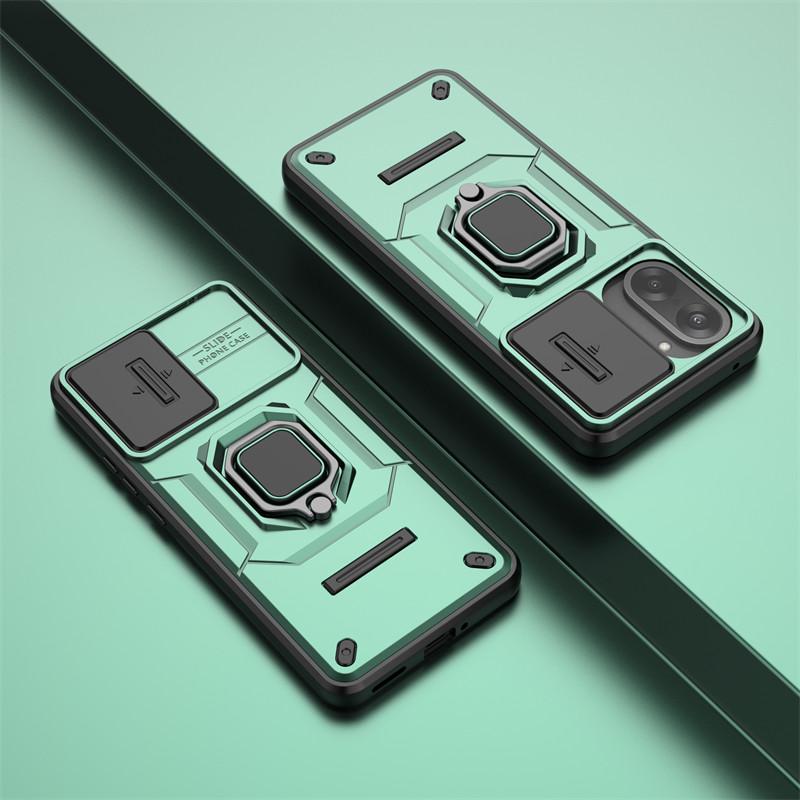 

For OnePlus Nord CE5 Case Slide Camera Len Cases OnePlus Nord CE5 Cover Bumper Shockproof Armor PC Phone Cover OnePlus Nord CE5 OnePlus Nord CE5 зелений