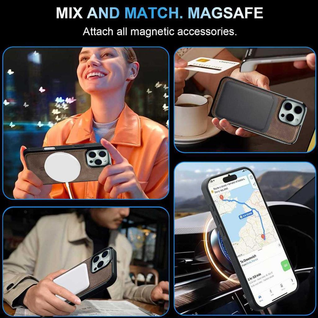 The New Model Is Suitable for IPhone16Promax, Apple 15pro Magnetic Phone Case, Drop-proof 14Plus, and Business 17Air