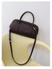 Autumn & Winter Genuine Leather Women's High-End Boston Crossbody Handbag