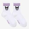 Kuromi Multi Adult Mid-Calf Socks 4-Pair Set