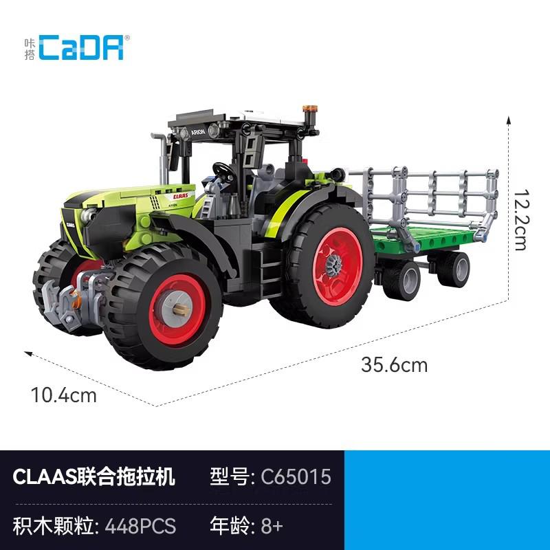 Katrs Tehnisks MOC Kombains Traktors Modelis