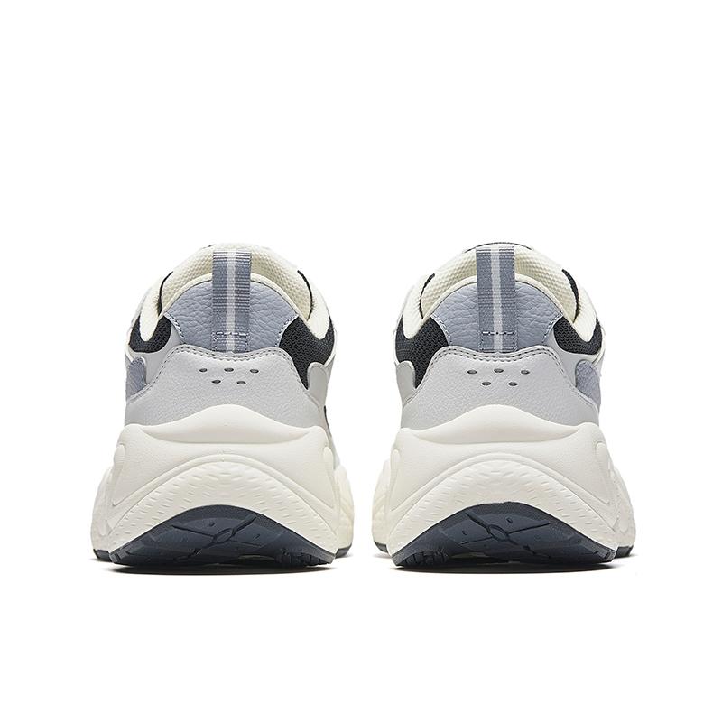 Anta Star Fashion Sports Non-Slip Wear-Resistant Breathable Low-Top Dad Shoes Men Sneakers Gray Black Blue 912518806-3