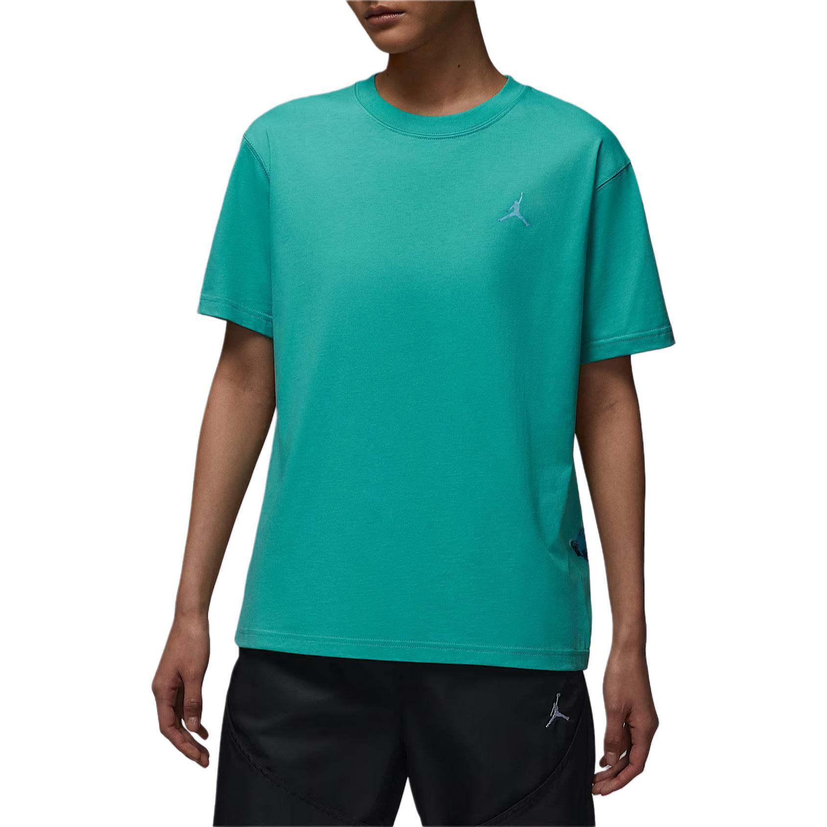 

Nike Футболка женская с принтом, свободного кроя, с круглым вырезом, с коротким рукавом, топы, выстиранно-голубой HJ0188-392 M