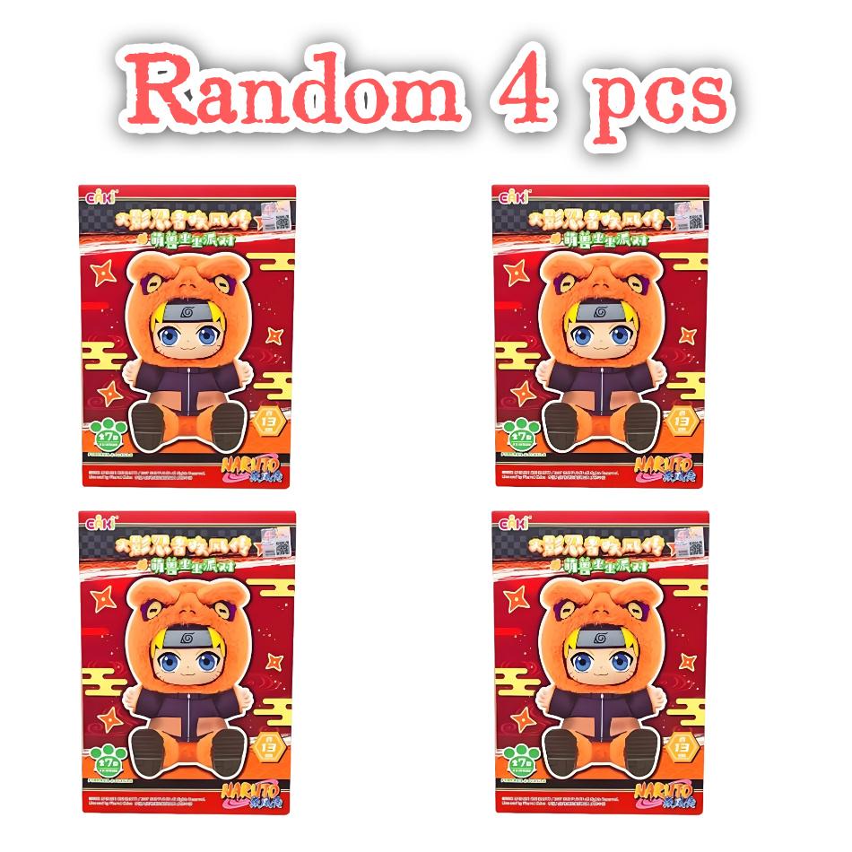 Hot EAKI Naruto Vinyl Plush Blind Box Shippuden Party V2 Series Stuffed Plush Figure Bag Pendant Ornament Doll Toy Birthday Gift