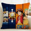 One Piece Pillow Cover Anime Fan Favorite Character Print Decorative Pillowcase for Bedroom Living Room and Anime Enthusiasts