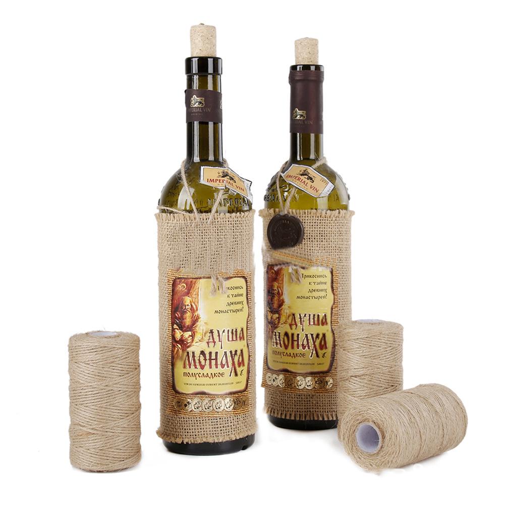 Buy 1mm*100yards/Roll DIY Natural Color Hemp Rope Craft Accessories ...