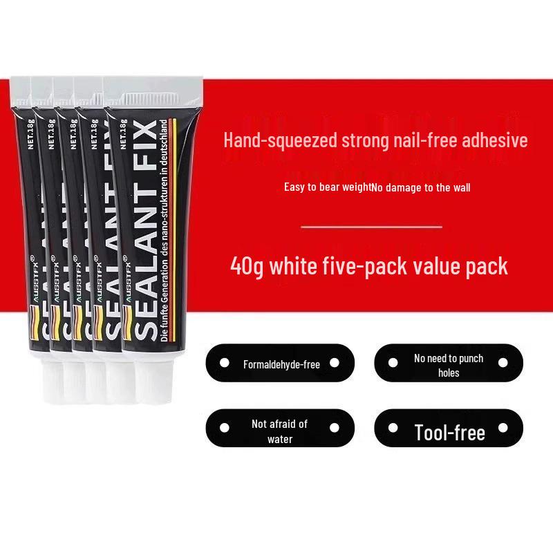 New 5 Yuan Off! Waterproof Punch-Free Adhesive Sticker for Bathroom Storage Rack