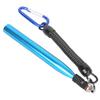 Aluminium Alloy Wacky Rig Tool Blood Worm Soft Bait Binding Ring with O Rubber Ringblue