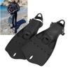 2pcs Scuba Diving Fins with Adjustable Spring Buckles Straps Rubber Jet Snorkeling Flippers for Swim