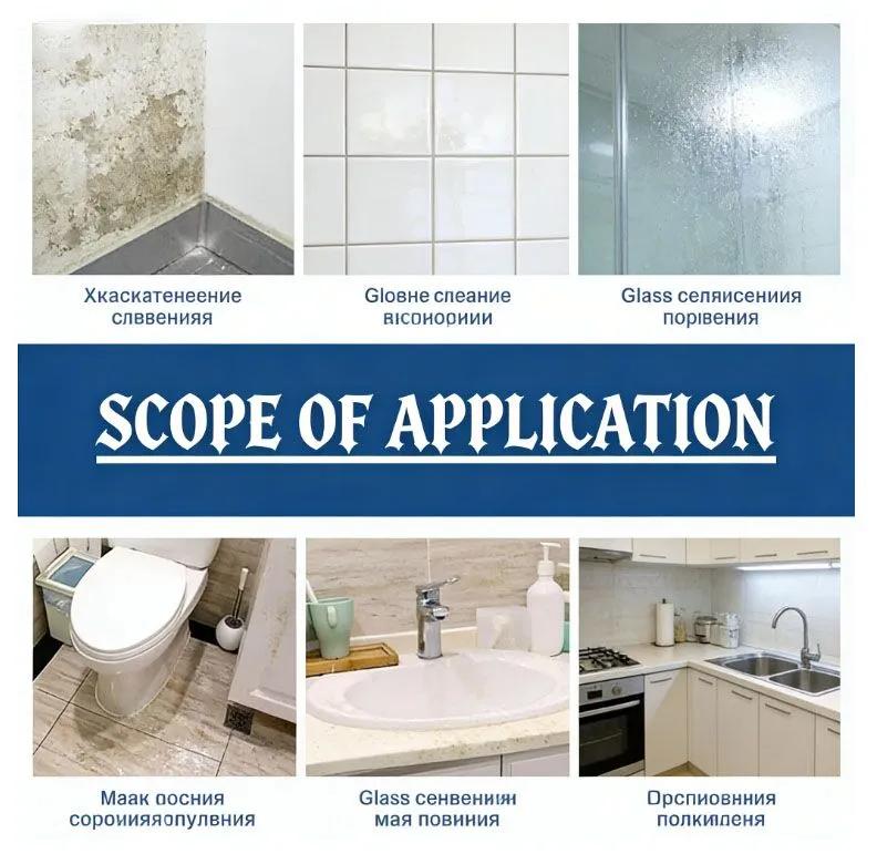Remedy against mold and fungus on the walls, 240 ml: Deep penetration, removes black mold, protects against reappearance, for bathroom and kitchen