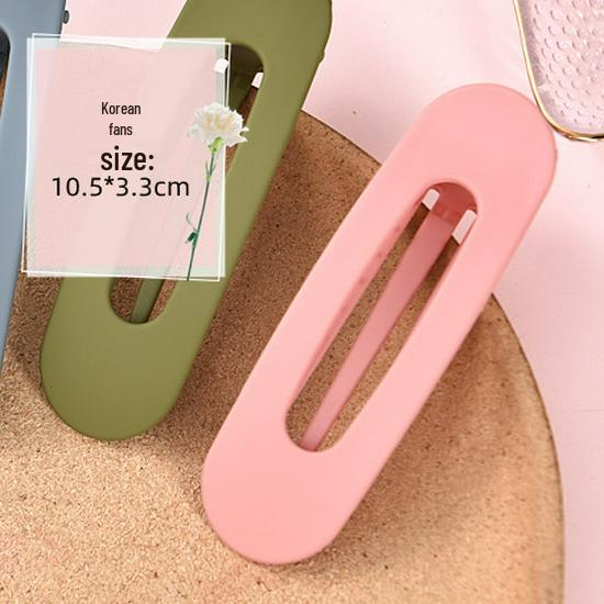 Morandi Large Hairpin: Korean Duckbill Claw Clip for Bangs and Updos
