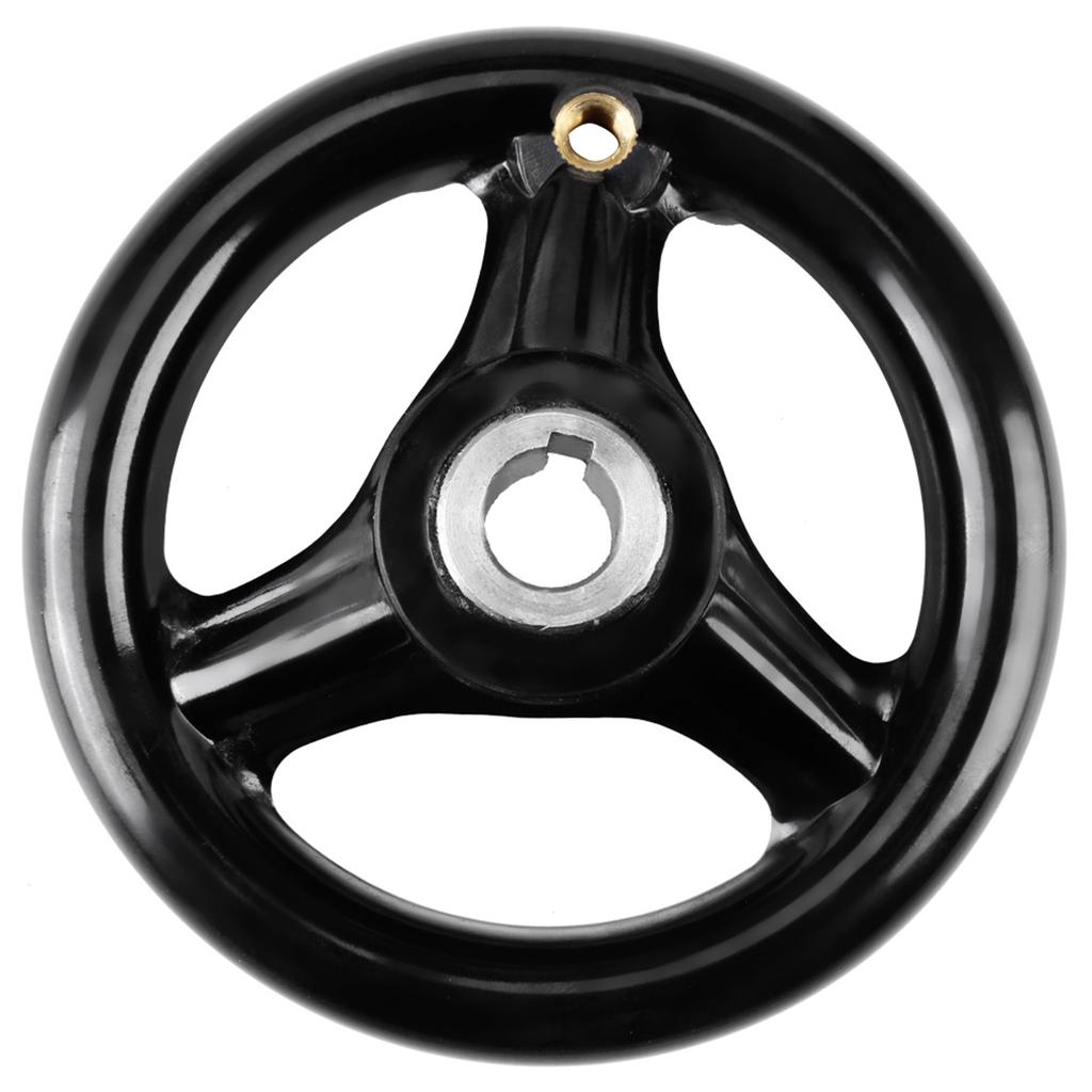 Volantino per fresatura di precisione, 3 razze, 12*100 mm, per fresatrici, torni, rettificatrici