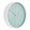 PATIKIL 20 Cm Wall Clock, 3D Numbers, Quartz Movement, Silent, No Tick-Clack, Round Wall Clock, for Office and Bedroom Decoration, Light Green