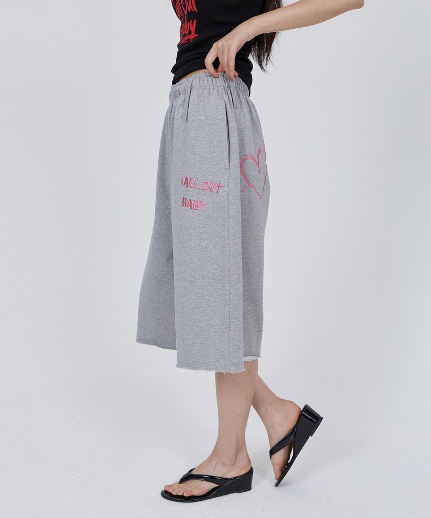 CONY Connie Callout Baby Sweat Shorts / Melange