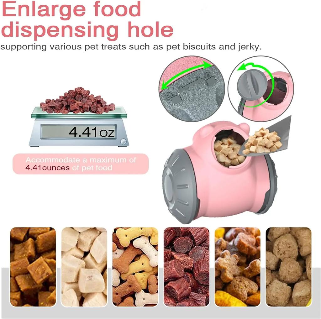 Giocattolo Rotolante Mangiatoia Lenta Perdita di Cibo Giocattoli Puzzle Interattivi per Cani Inseguimento Interattivo Sostituto Perfetto per Ciotole per Cani a Alimentazione Lenta