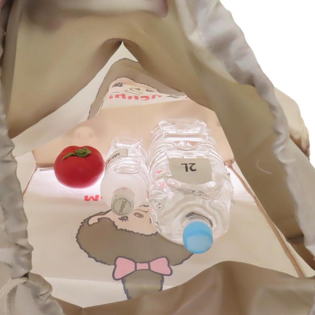 Monchhichi Wide Bottom Eco GIR [Kamio Japan] [Eco Bag] Bag/BOY &
